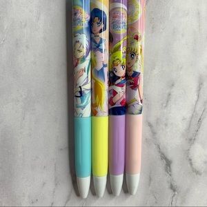 Sailor Moon 0.5mm black gel pen set of 4 pens
